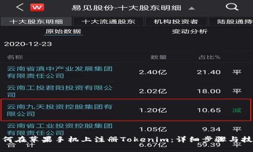 如何在苹果手机上注册Tokenim：详细步骤与技巧